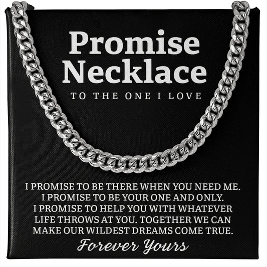 "To The One I Love" - Cuban Link Chain Necklace | Forever Yours