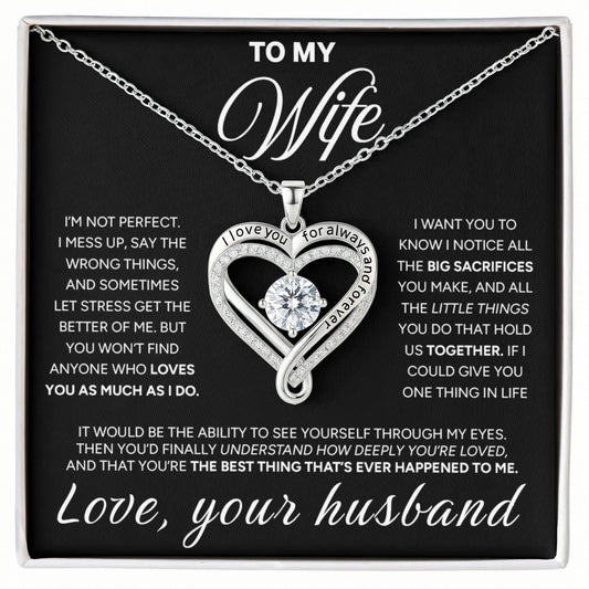 "To My Wife" - Love You Always Necklace | My Greatest Love