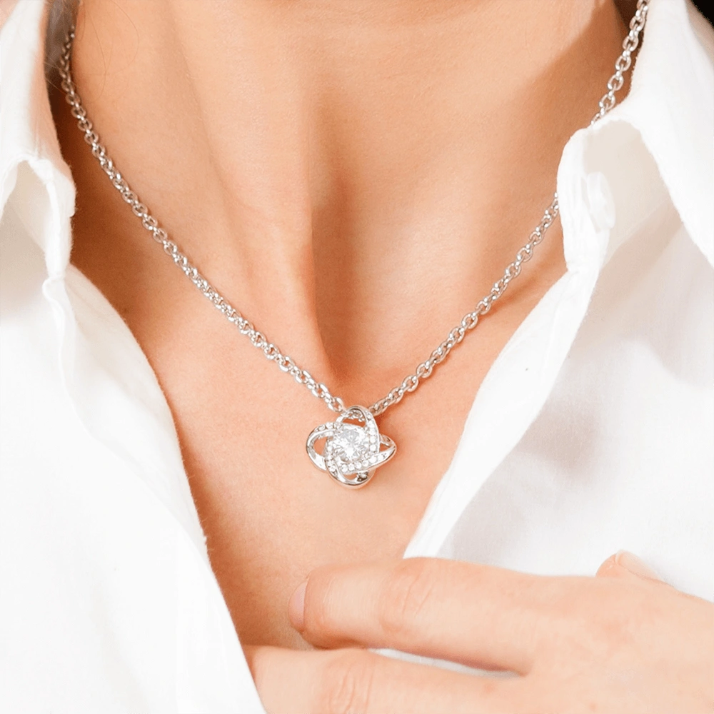 "To My Soulmate" - Love Knot Necklace | Your Last Everything