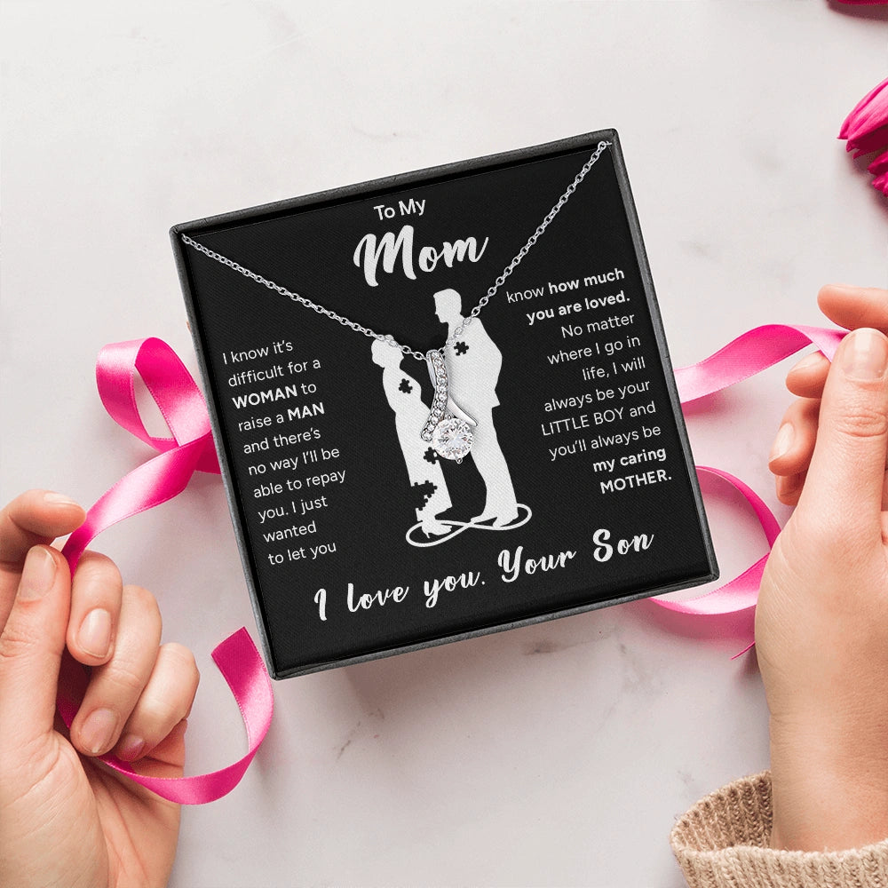 "To My Mom" - Alluring Beauty Necklace | Because Of You