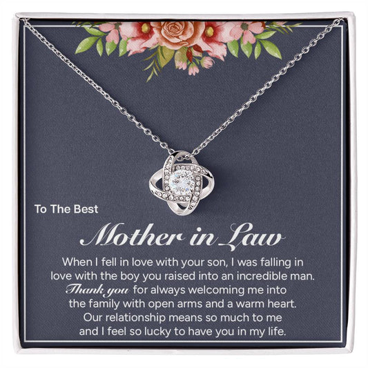 "To My Mom" - Love Knot Necklace | A Second Mom