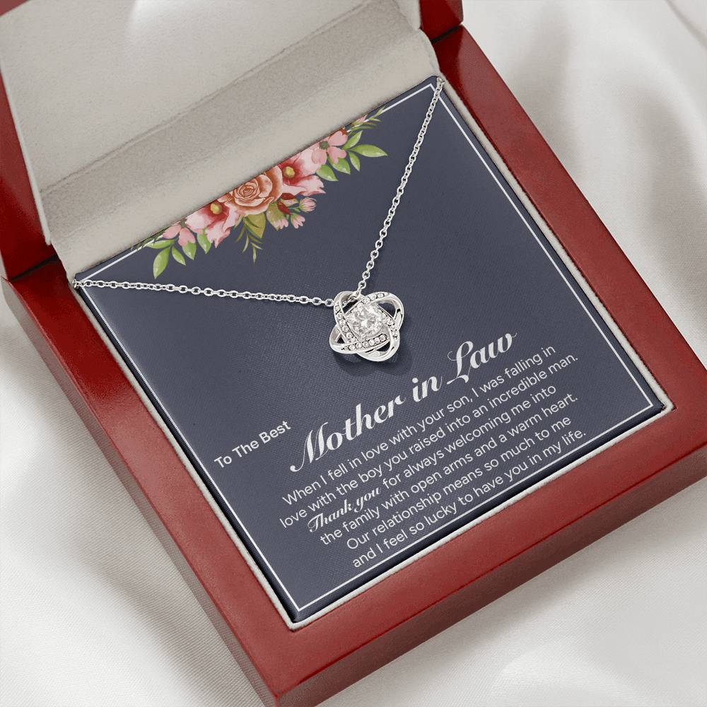 "To My Mom" - Love Knot Necklace | A Second Mom