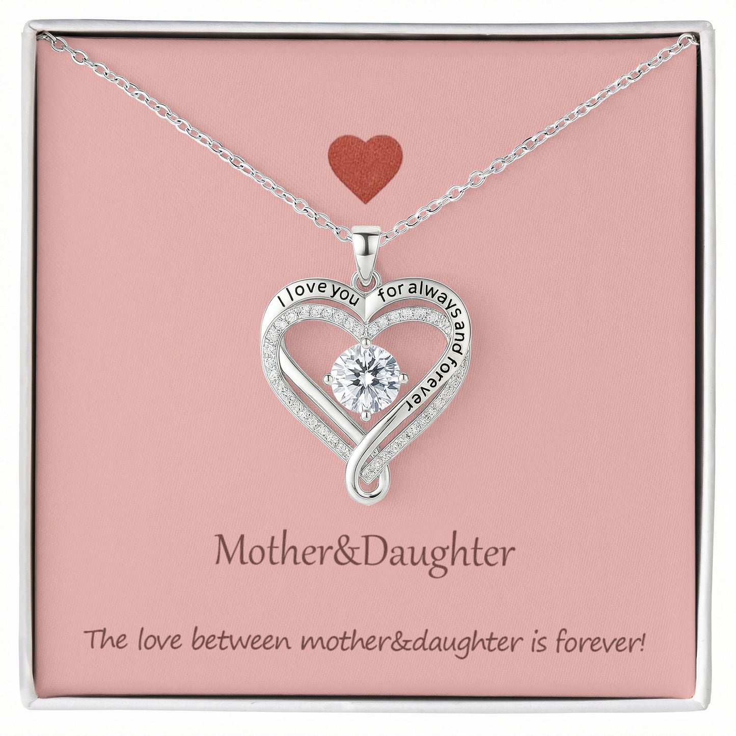 "To My Mom" - Love You Always Necklace | Forever Mother Daughter Love