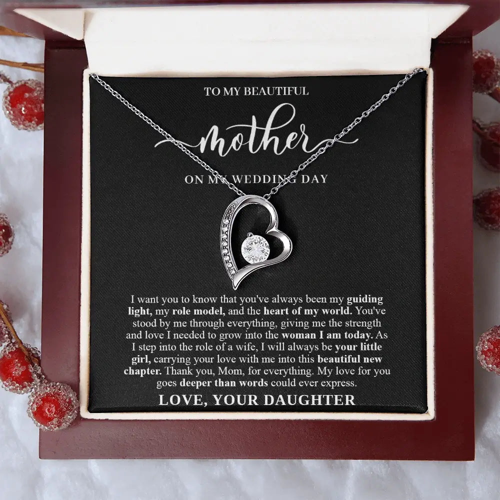 "To My Mother" - Forever Love Necklace | Always Your Little Girl