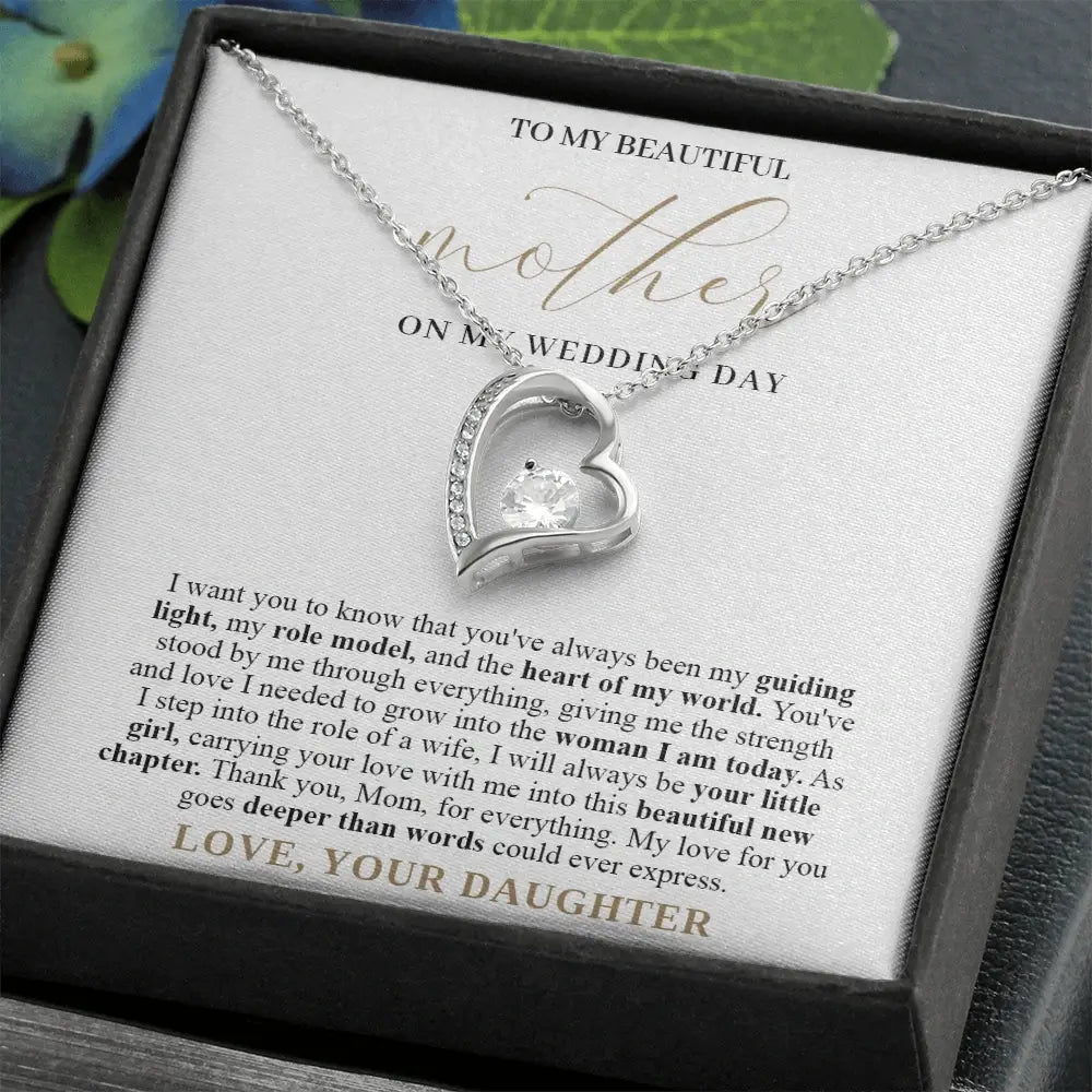 "To My Mom" - Forever Love Necklace | On My Wedding Day