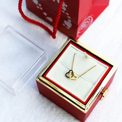 The "Spin of Love"™ Interlocking Hearts & Eternal Rose Gift Set