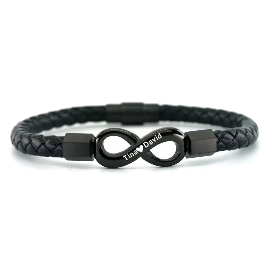 "To My Husband" - Infinity Personalized Bracelet
