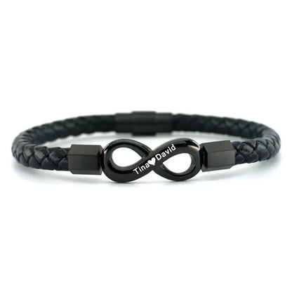"To My Husband" - Infinity Personalized Bracelet