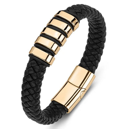 "To the Best Dad in the World" - Personalized Leather Style Bracelet | Holds Us Together