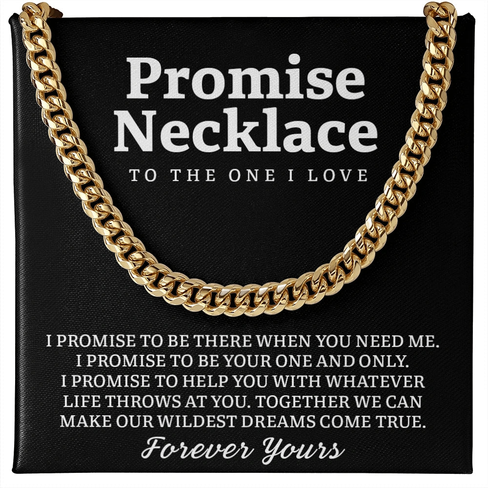 "To The One I Love" - Cuban Link Chain Necklace | Forever Yours