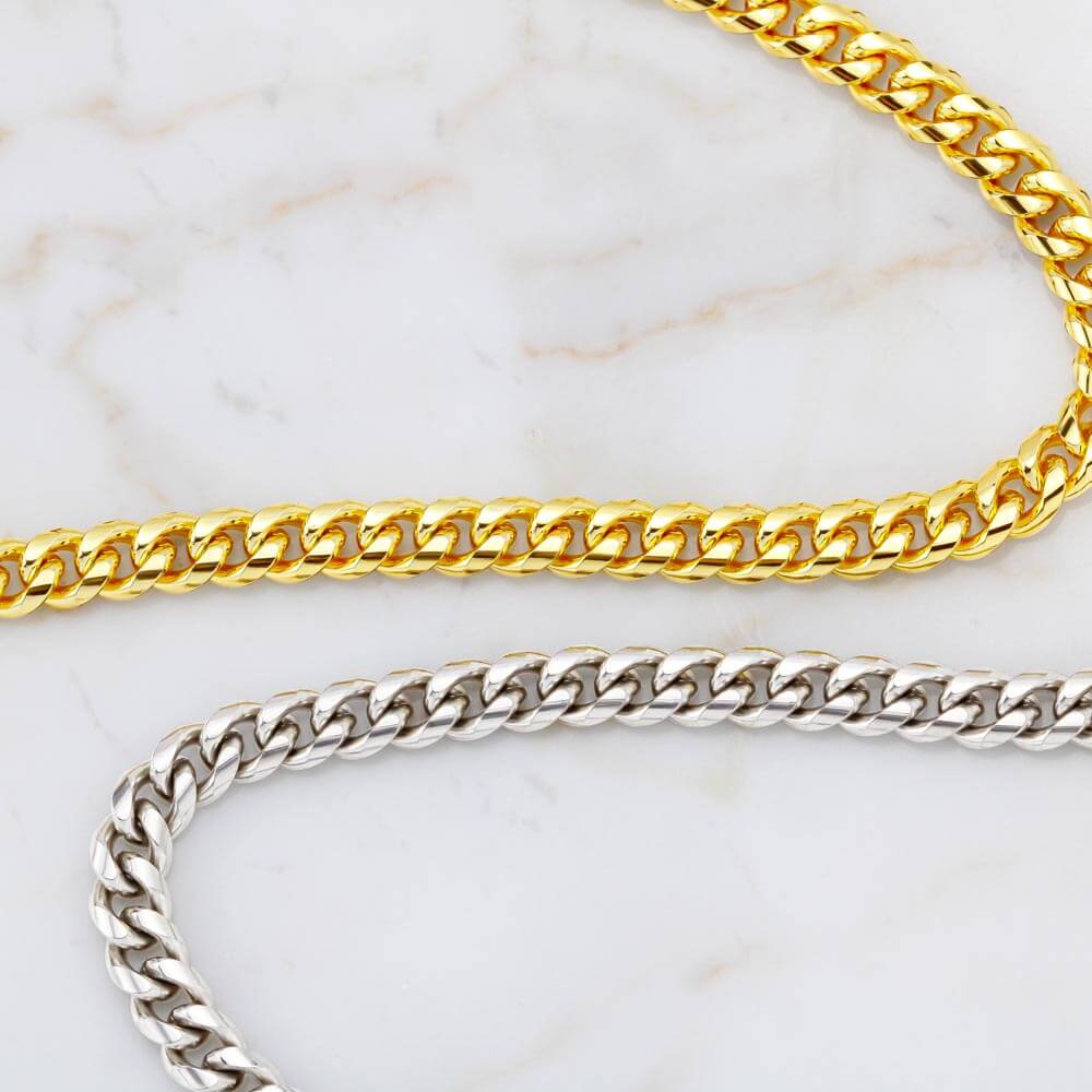 "To My Husband" - Cuban Link Chain Necklace | Best Friend & Soulmate