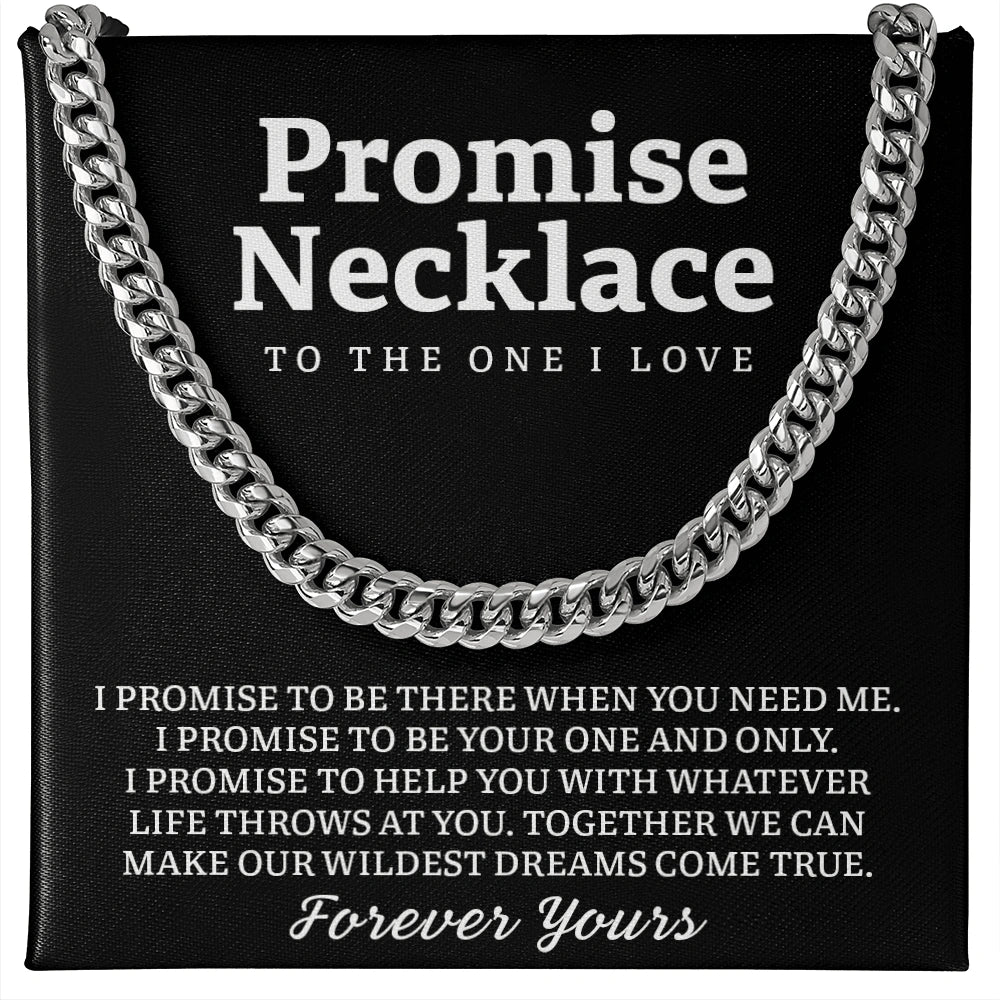 "To The One I Love" - Cuban Link Chain Necklace | Forever Yours