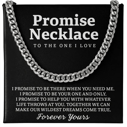 "To The One I Love" - Cuban Link Chain Necklace | Forever Yours