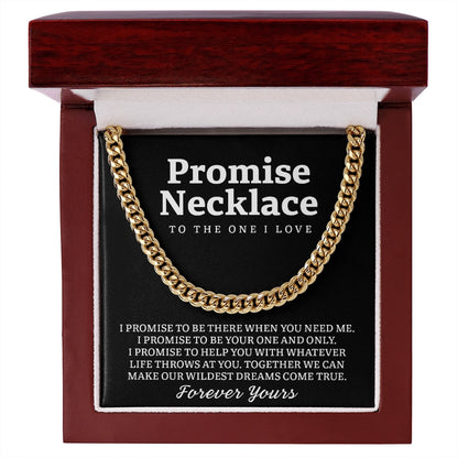 "To The One I Love" - Cuban Link Chain Necklace | Forever Yours