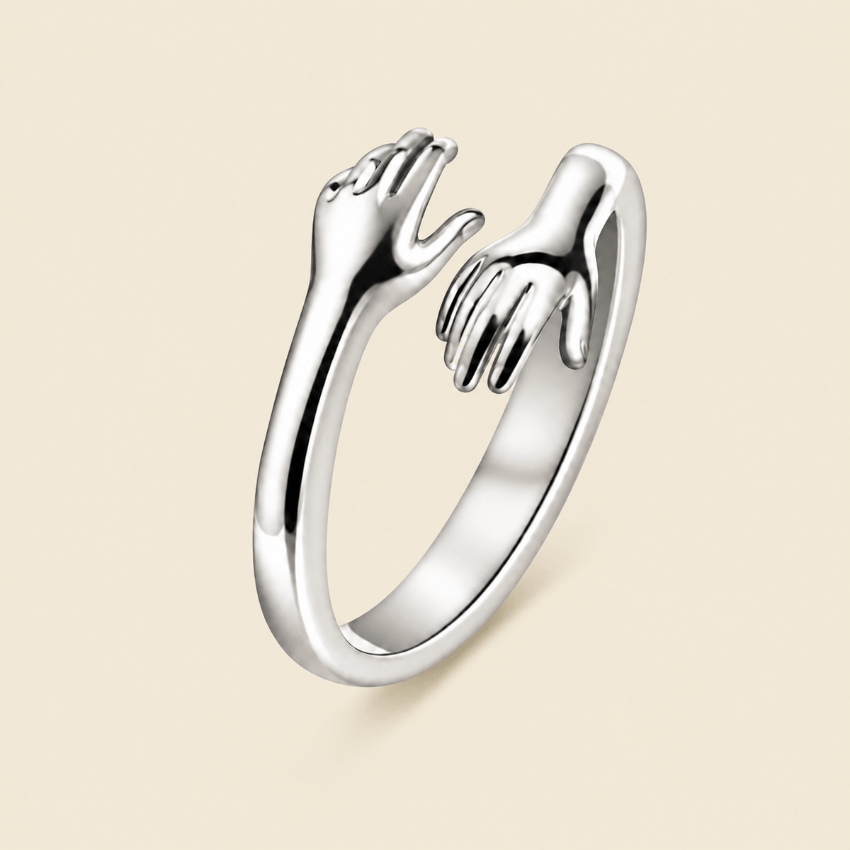 Couple's Hug Rings - Matching Set of 2