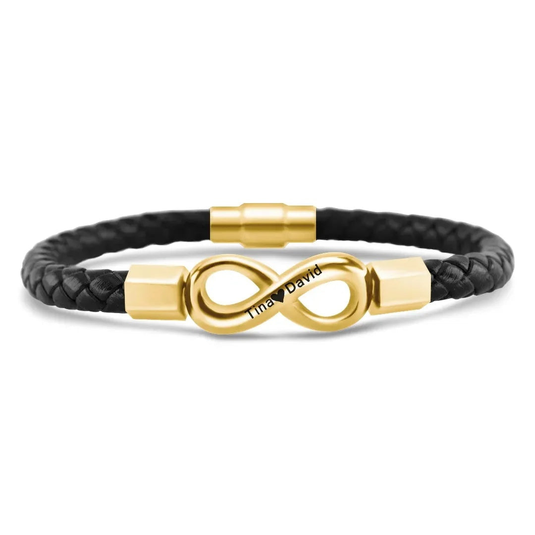 "To My Husband" - Infinity Personalized Bracelet
