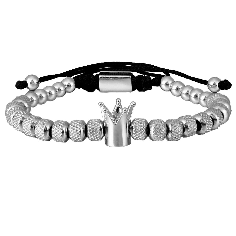 "To My Man" - "Straighten Your Crown" Beaded Bracelet | Whose King You Are
