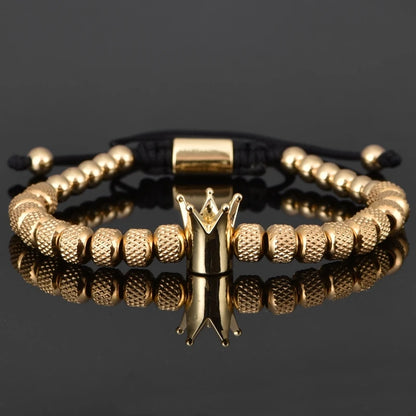 "To My Man" - "Straighten Your Crown" Beaded Bracelet | Whose King You Are