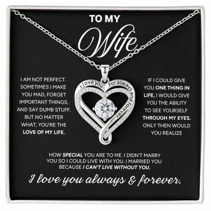 "To My Wife" - Love You Always Necklace | Love Of My Life