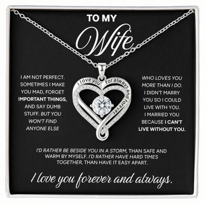 "To My Wife" - Love You Always Necklace | Forever And Always