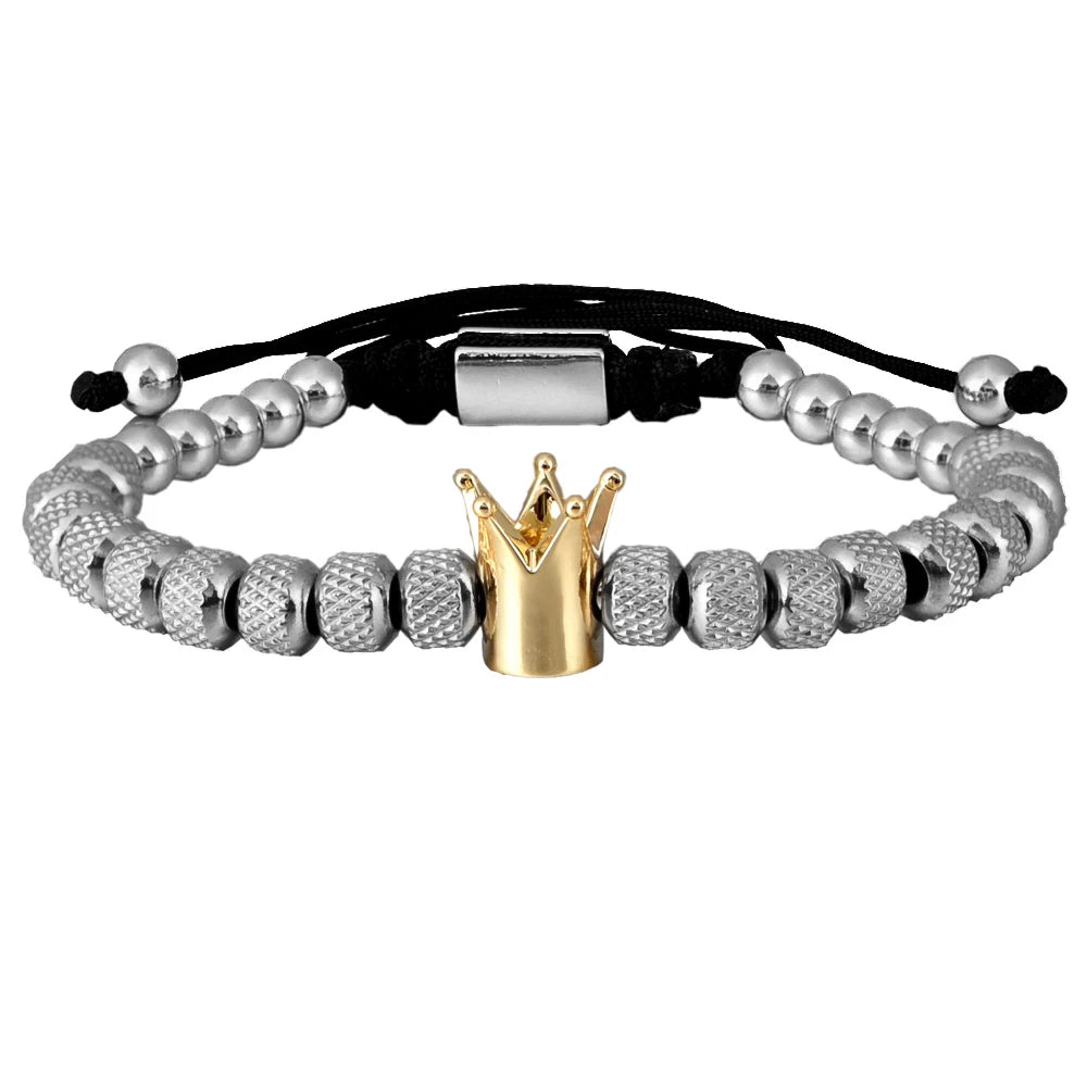 "To My Man" - "Straighten Your Crown" Beaded Bracelet | Whose King You Are