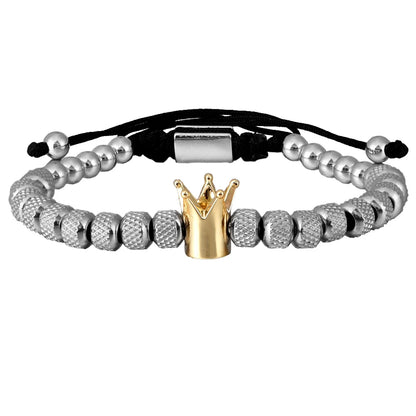 "To My Man" - "Straighten Your Crown" Beaded Bracelet | Whose King You Are