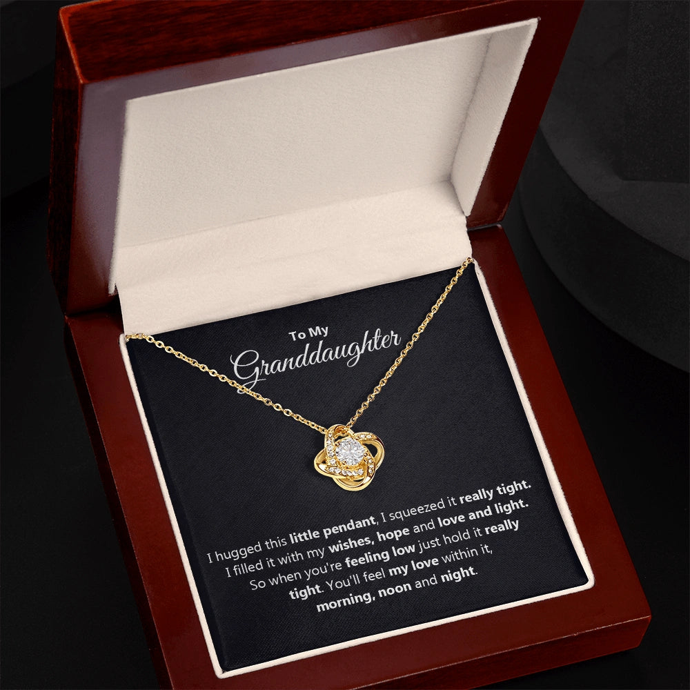 "To My Granddaughter" - Love Knot Necklace | Love Always With Her
