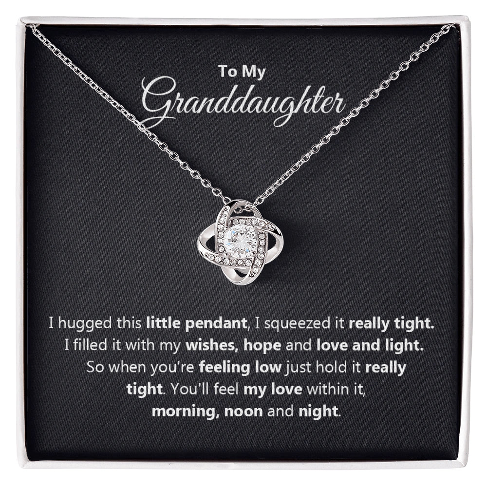 "To My Granddaughter" - Love Knot Necklace | Love Always With Her