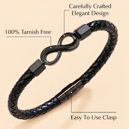"To My Husband" - Infinity Personalized Bracelet