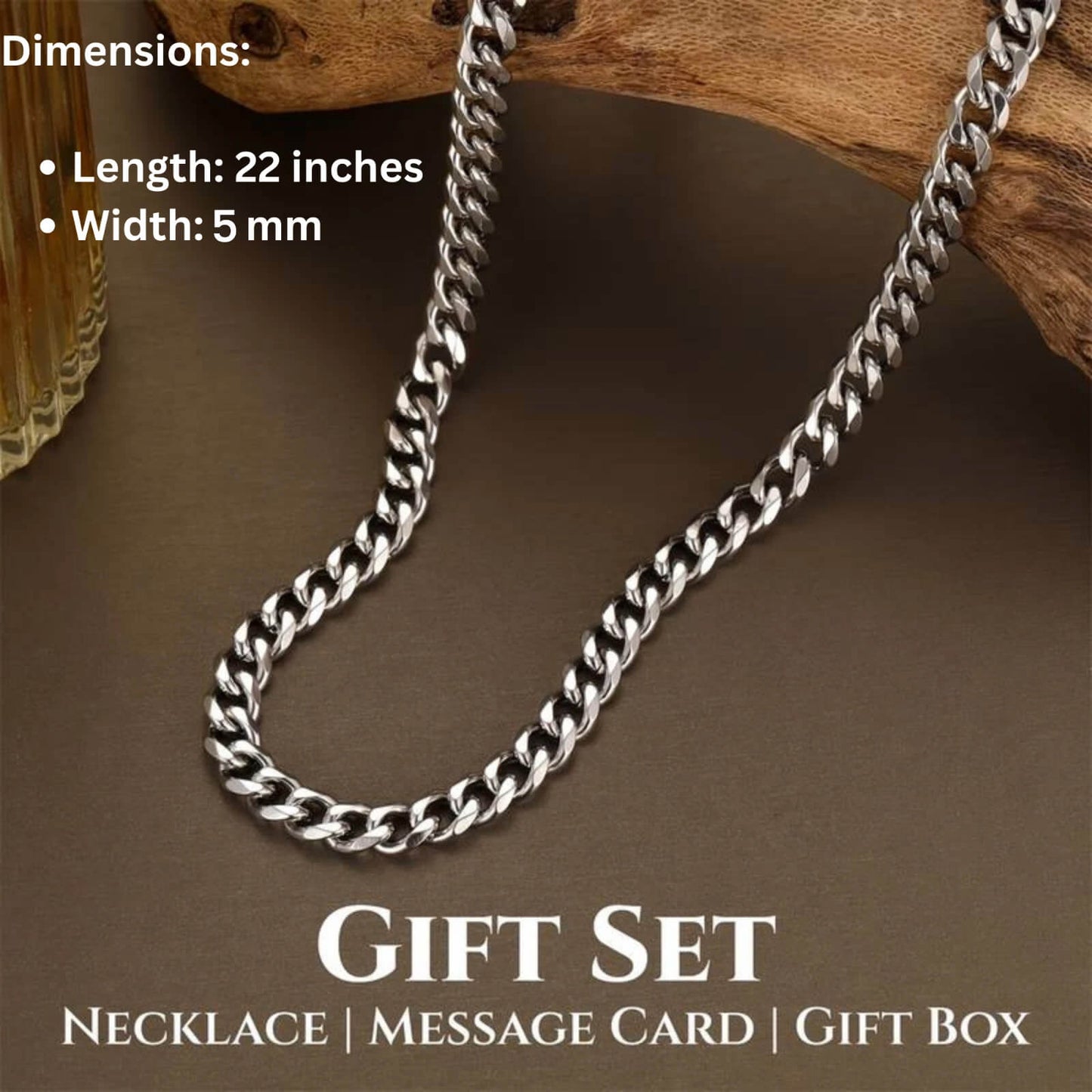 "To My Man" - Cuban Link Chain Necklace | All My Lasts