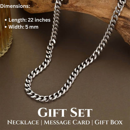 "To My Man" - Cuban Link Chain Necklace | All My Lasts
