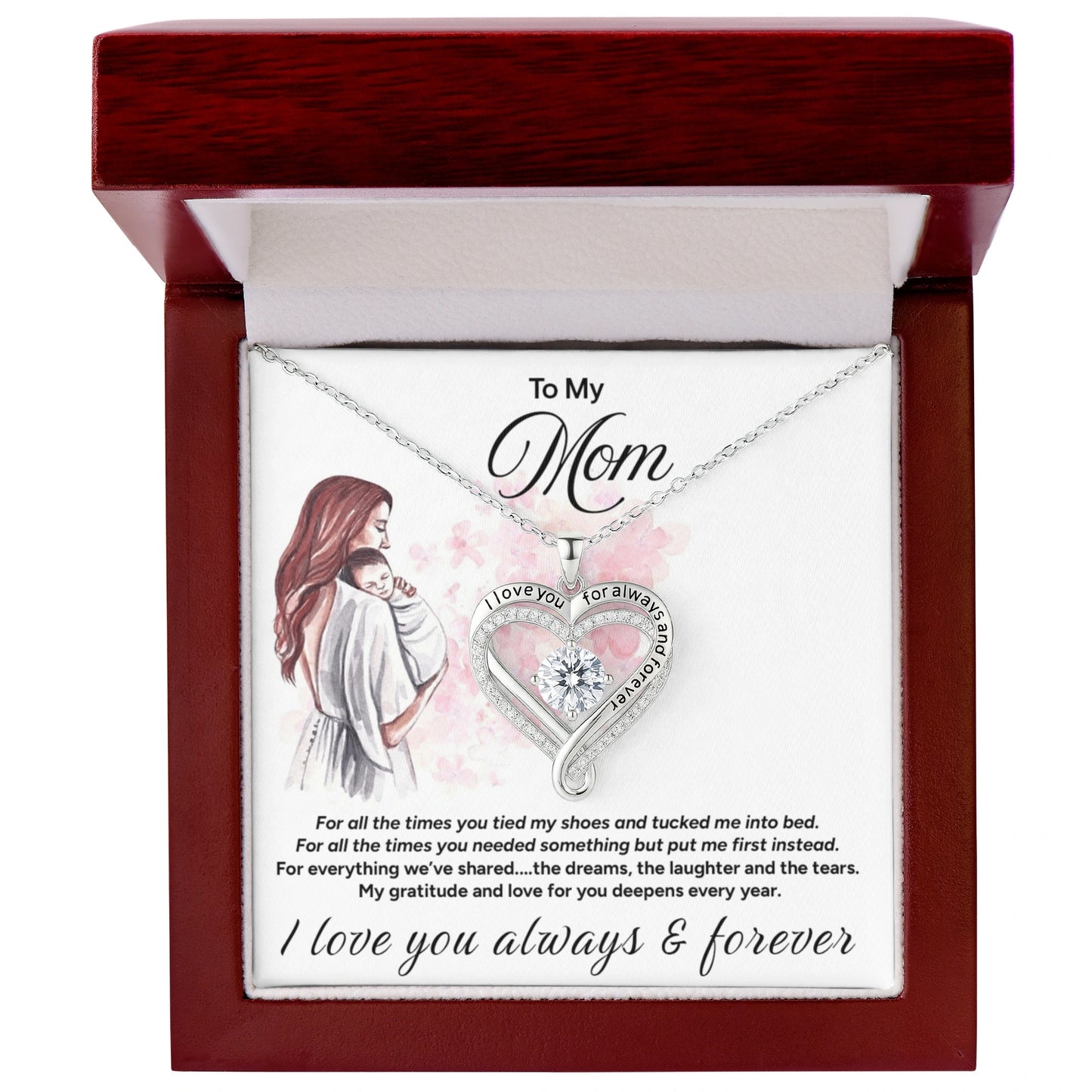 "To My Mom" - Love You Always Necklace | Always Put Me First