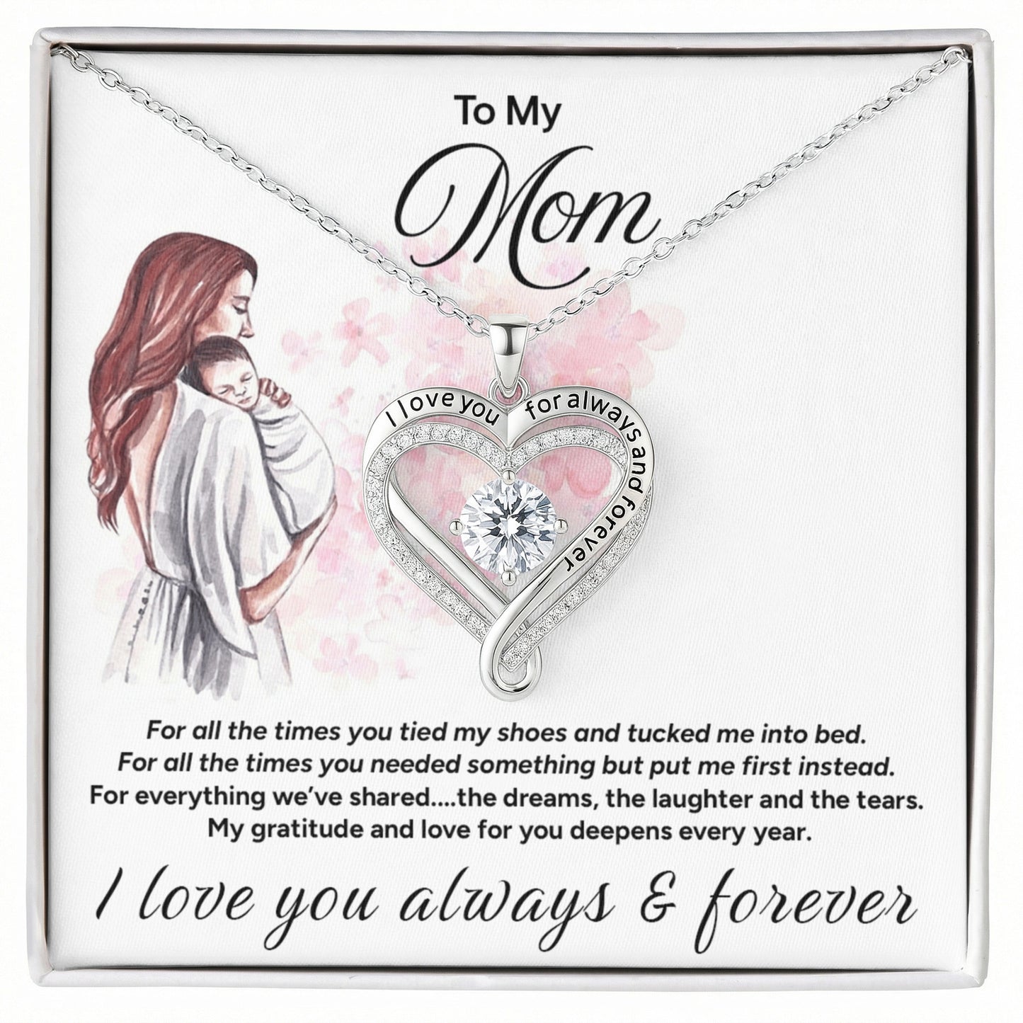"To My Mom" - Love You Always Necklace | Always Put Me First