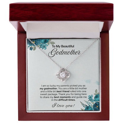 "To My Mom" - Love Knot Necklace | Like A Second Mom