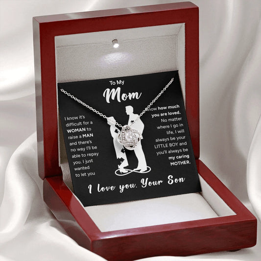 "To My Mom" - Love Knot Necklace | Your Little Boy