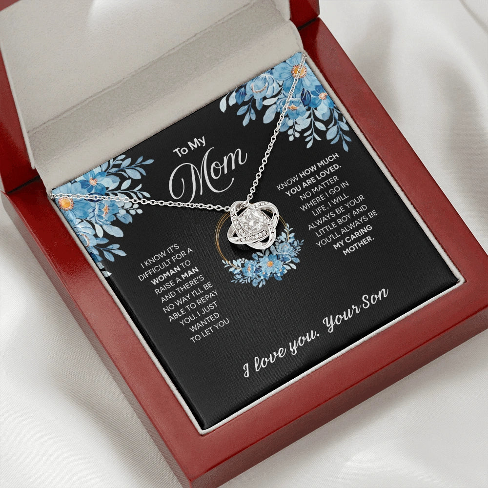 "To My Mom" - Love Knot Necklace | Forever Your Boy