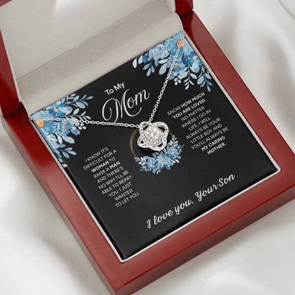 "To My Mom" - Love Knot Necklace | Forever Your Boy