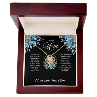 "To My Mom" - Love Knot Necklace | Forever Your Boy