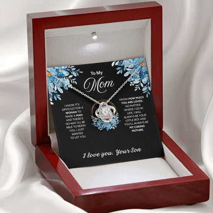 "To My Mom" - Love Knot Necklace | Forever Your Boy