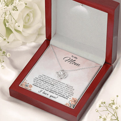 "To My Mom" - Love Knot Necklace | More Than Words