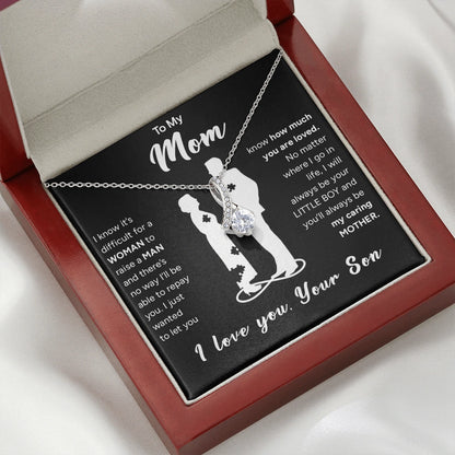 "To My Mom" - Alluring Beauty Necklace | Because Of You