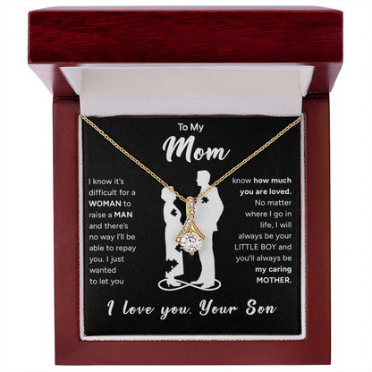 "To My Mom" - Alluring Beauty Necklace | Because Of You