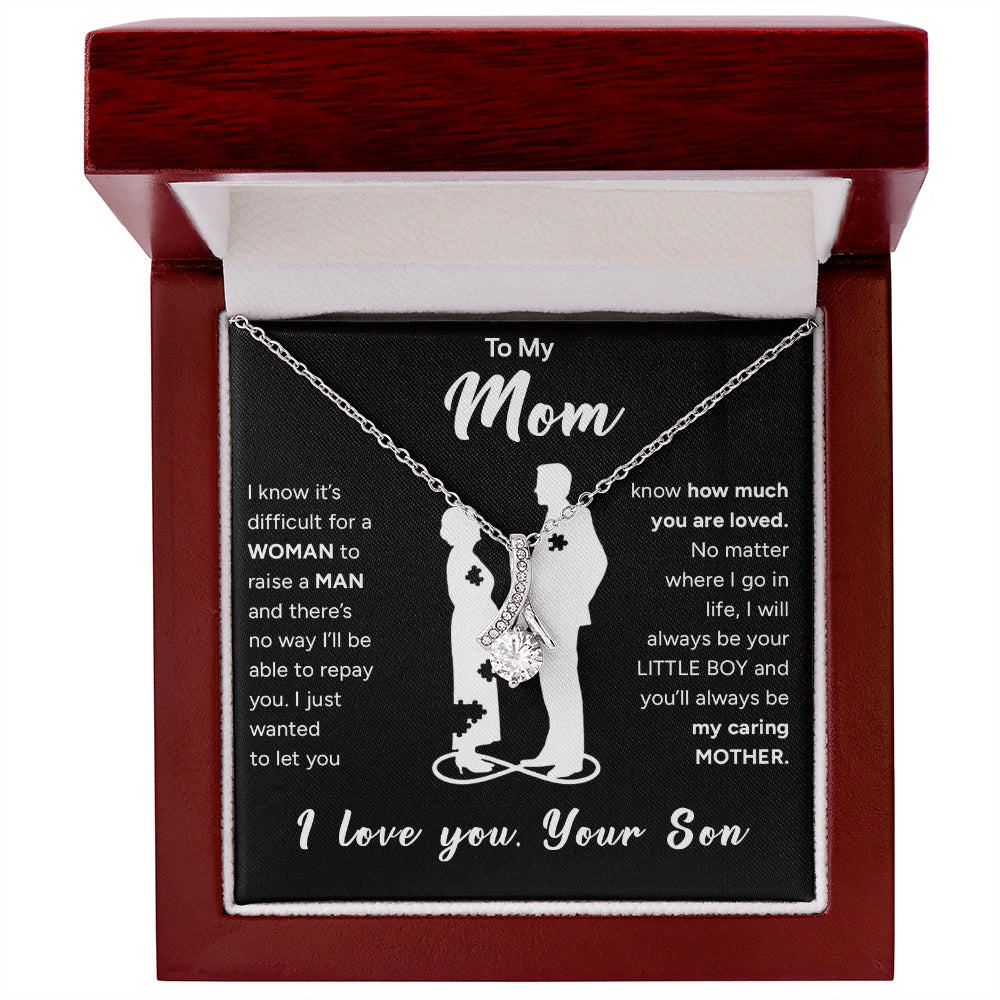 "To My Mom" - Alluring Beauty Necklace | Because Of You