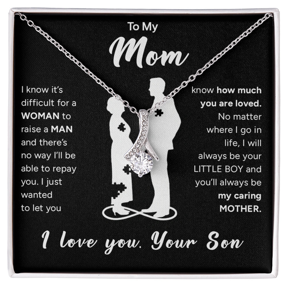 "To My Mom" - Alluring Beauty Necklace | Because Of You