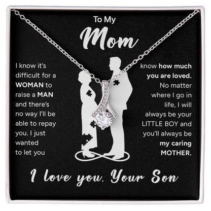 "To My Mom" - Alluring Beauty Necklace | Because Of You