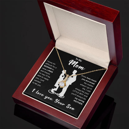 "To My Mom" - Alluring Beauty Necklace | Because Of You