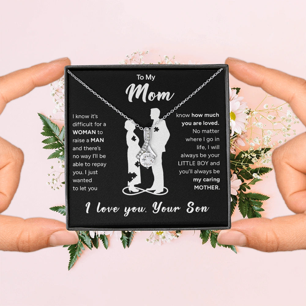 "To My Mom" - Alluring Beauty Necklace | Because Of You