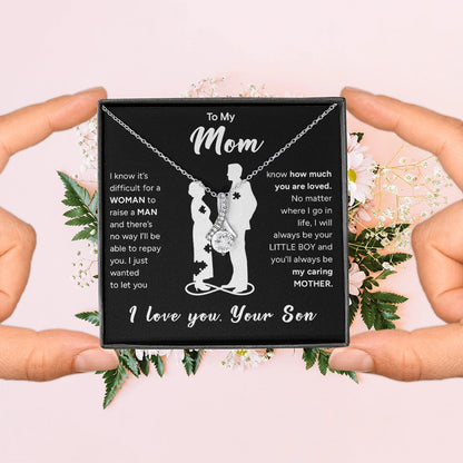 "To My Mom" - Alluring Beauty Necklace | Because Of You