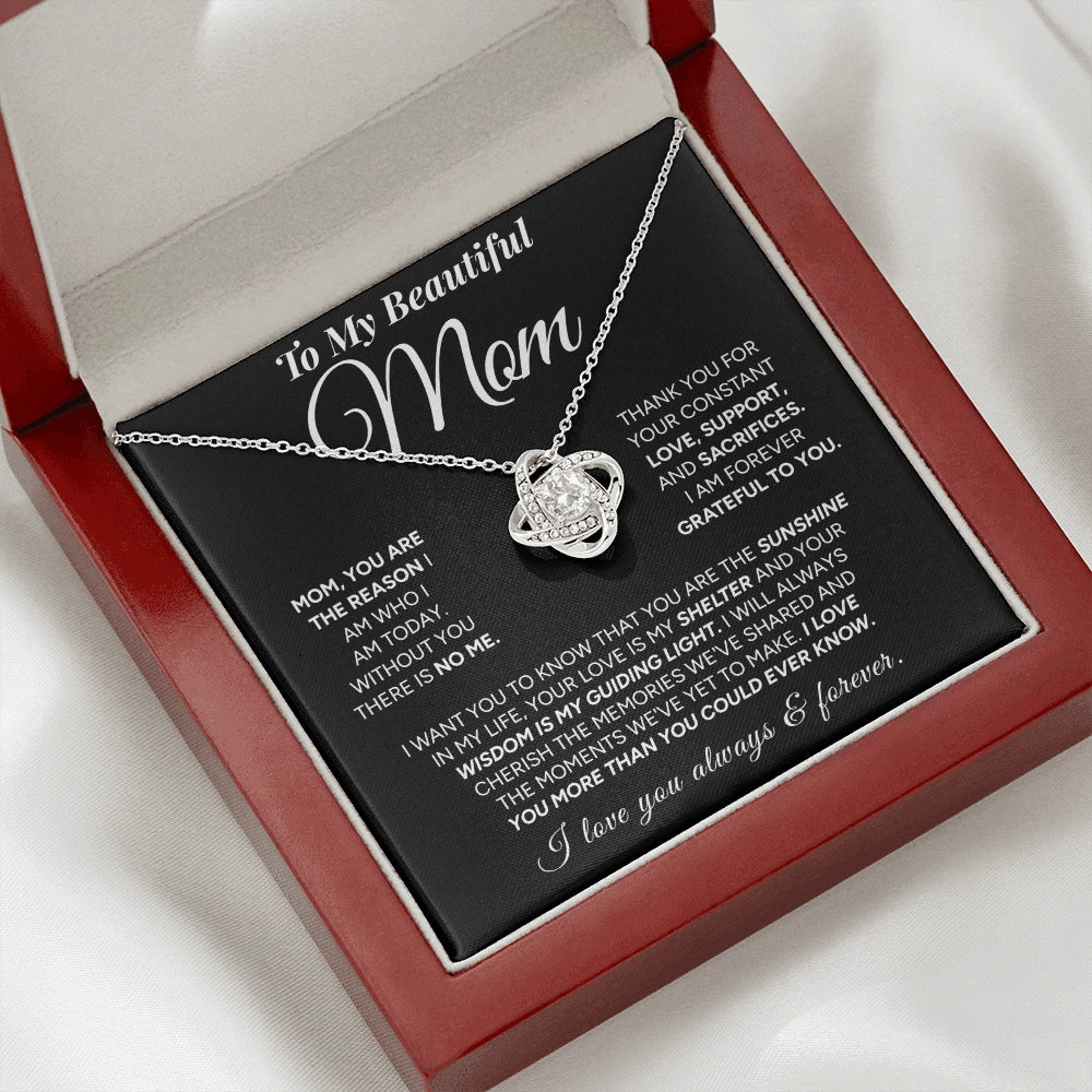 "To My Mom" - Love Knot Necklace | My Everything