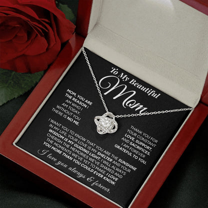 "To My Mom" - Love Knot Necklace | My Everything